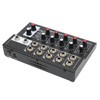 10 Channel Mixer Low Noise Stereo Line Mixer with 2