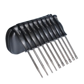 Mtanlo Carburettor Screwdriver Set for Husqvarna Stihl Poulan Homelite Weed Eater MTD Ryobi Common 2 Cycle Trimmer Chainsaw, Screwdriver Carburettor Adjustment Tool with Carry Bag