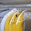 5-Pack Non-Slip Round Hangers 5 bundles of hangers black 2ea