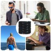 MOTIBACK Pack of 10 Braided Hair Ties for Men and