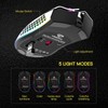 VEGCOO Wireless Gaming Mouse, Silent Click Wireless Rechargeable Mouse with