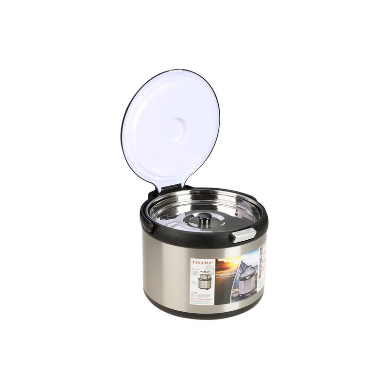 Tayama TXM-50CF Energy-Saving Thermal Cooker, 5 L, Black