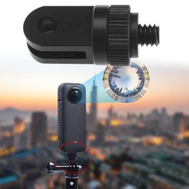 1/4 Camera Base Adapter Camera Tripod Mount Aluminum Alloy Camera Connector Camera Base Bracket Stealth Base Holder Compatible with Insta360 ONE X3 X2 X R