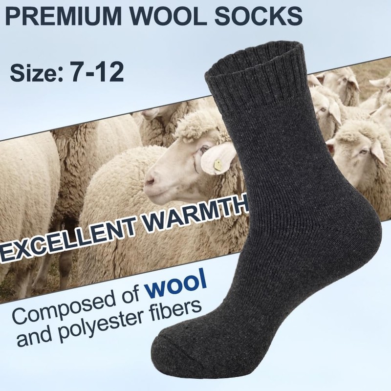 VoJoPi Wool Socks 5 Pairs