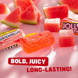 WATERMELON Hard Candy Original Flavor 1 lb - Bulk Bag, Individually Wrapped (74 Pieces)