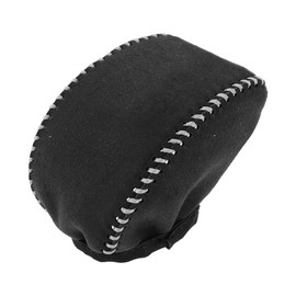 A ABSOPRO Car Gear Shifting Knob Cover for Toyota RAV4 Black Gray Stitches