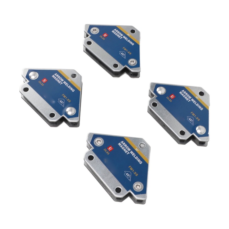 4PCS Magnetic Welding Positioner Ferrite 28lb 90 Degree Multi Angle