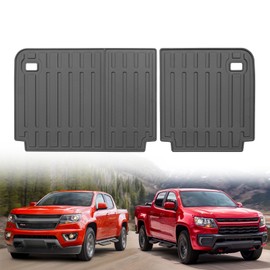 Custom for 2015-2022 Chevy Colorado/GMC Canyon Crew Cab Rear Seat Backrest Mats All Weather TPE Protection Mat Accessories (Not Fit Extended Cab) (for 2015-2022 Chevy Colorado/GMC Canyon Crew Cab)
