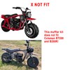 QYMOTO Upgrade CT200U Mini Bike Silencer Kit with Muffler Pipe
