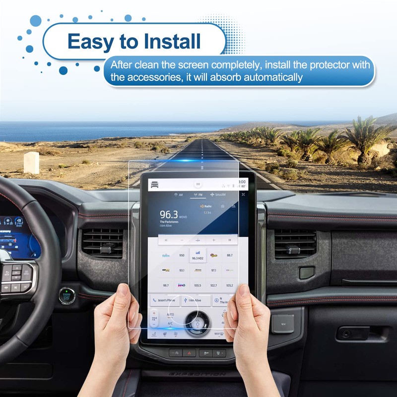 Coleya 2022 2023 2024 Expedition Screen Protector for Ford Expedition