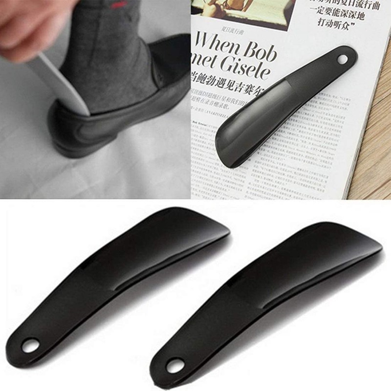DUDUA 3 PCS Travel Shoe Horns Plastic Shoehorn for Men