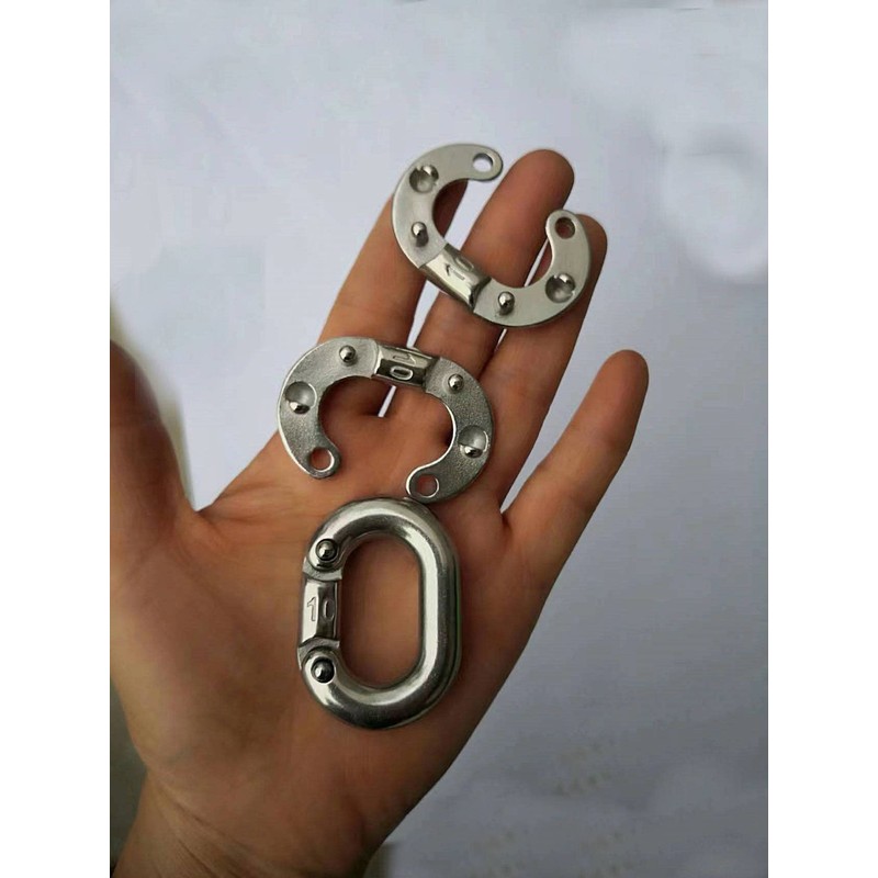 JY-MARINE Security Chain Connecting Link 316 Stainless Steel Heavy Duty
