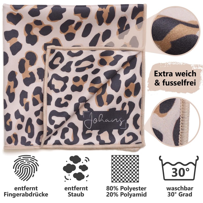 Johans® Leo Classic XXL Microfibre Cloth for Cleaning Smartphone, Tablet,