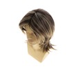Sallcks Mens Blonde Brown Long Straight Synthetic Natural Looking Costume