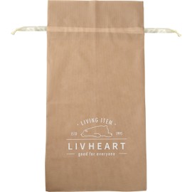 Ribuhaito Gift Bag, Beige, L Size, Total Length Approx. 38.2 inches (97 cm), Gift Packaging 19019-13