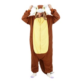 Animal Ankylosaurus Onesie Pajamas Adult Dinosaur Cosplay Costume One Piece Jumpsuit for Women and Men