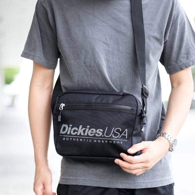 Dickies Splogo USA Shoulder Bag with Dwears Sticker Sacoche Messenger