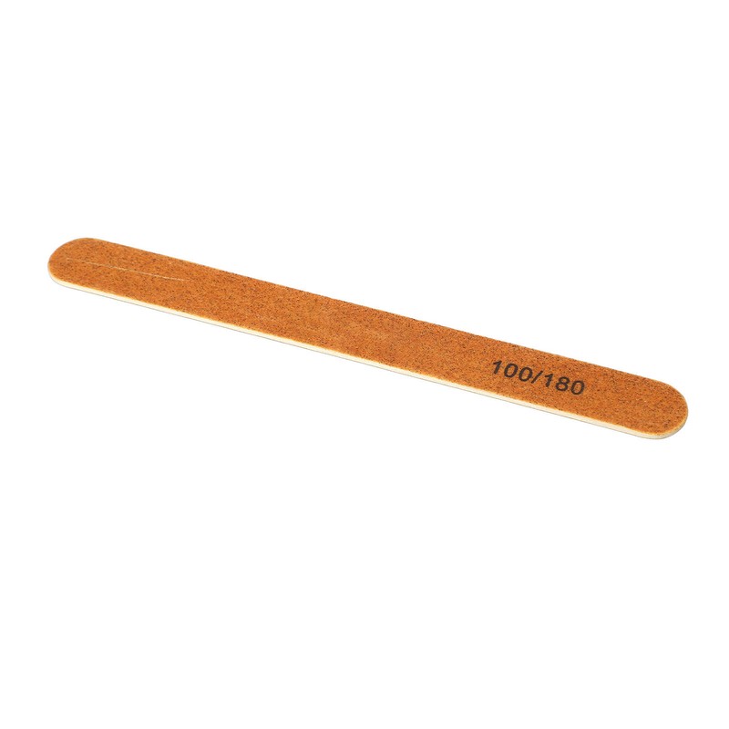 10pcs Nail File Professional Wood Core Reusable Double Sides Washable