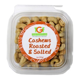 Roasted & Salted Cashews Mini Cubes, 4oz, 12-count