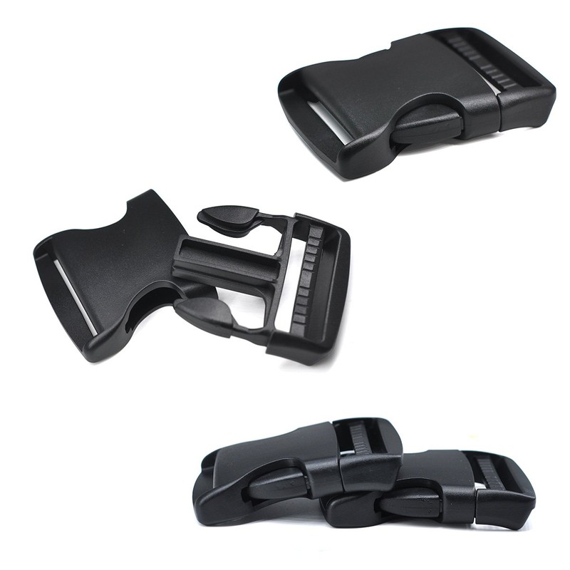 12 Pack Plastic Buckles 2 Inch Adjustable Quick Side Release