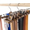 AIMALL 10 Holes Men Rack Organizer Belt Scarf Tie Holder