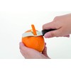 Endoshoji TKG Professional Kitchen Tools BKTJ201 Orange Peeler, Polypropylene Handle,