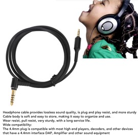 3.5mm to 4.4mm Earphone Sound Cable, Audio Aux Cord Wire for WH 1000XM5 4 3 WH H900N MDR 1A MDR XB950BT MDR 10R, OFC Replacement Headphone Cable