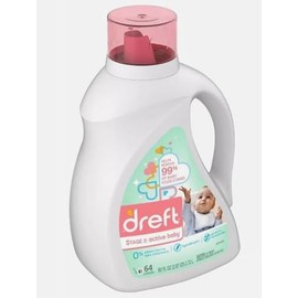 Dreft Stage 2: Active Baby Liquid Laundry Detergent, 64 Loads 92 fl oz