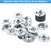 LOLYSIC 500 PCS Washers, 28mm Tile Backer Board Washers, Galvanised