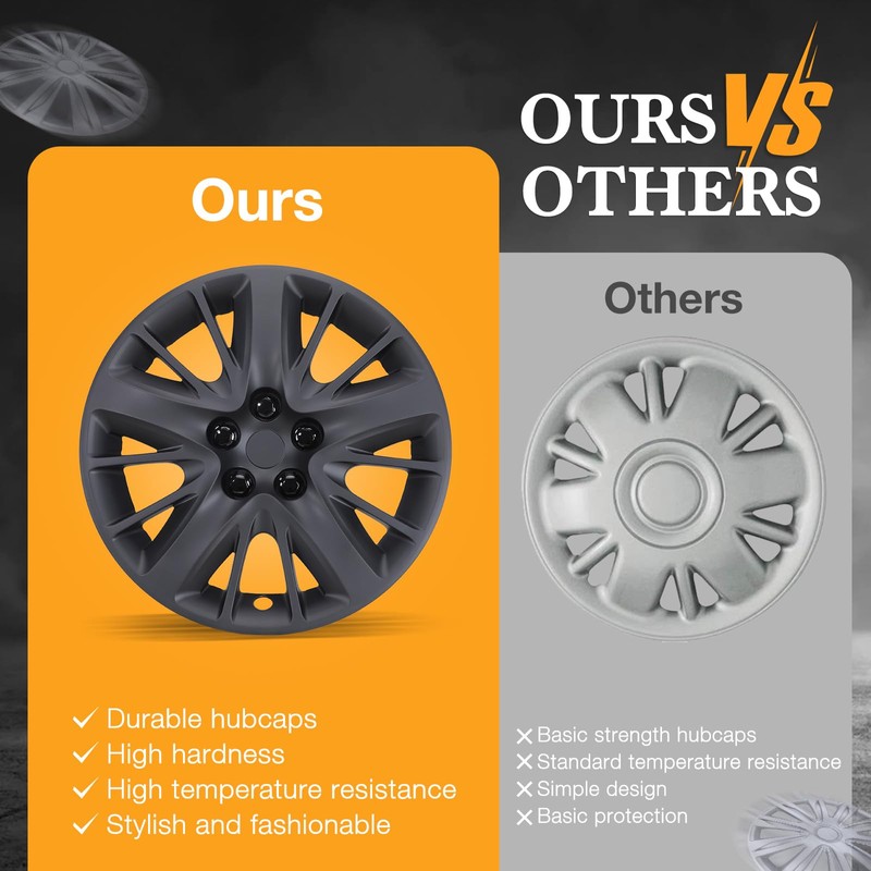 AUTOFREE 18" Hubcaps for 2014-2020 Chevy Impala Steel Wheels -