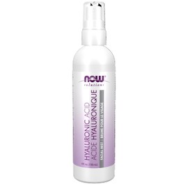 NOW Solutions, Hyaluronic Acid Hydration Facial Mist with Aloe Vera and Cucumber Extracts, 4-Ounce