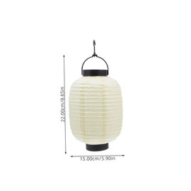 Operitacx 3 Stück Faltbare Laterne schmucklos drinnen Dekoration Netz Papierlaternen zum Leuchten Pendelleuchte japanische laterne Festliche Laterne Laternenpapier chinesische Laterne Beige