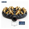 Chinese Wok Range 32 Tips Jet Burner, Copper Tips, Cast