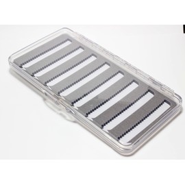 AXISCO Clear Fly Box - L Slit Foam/KL-SF