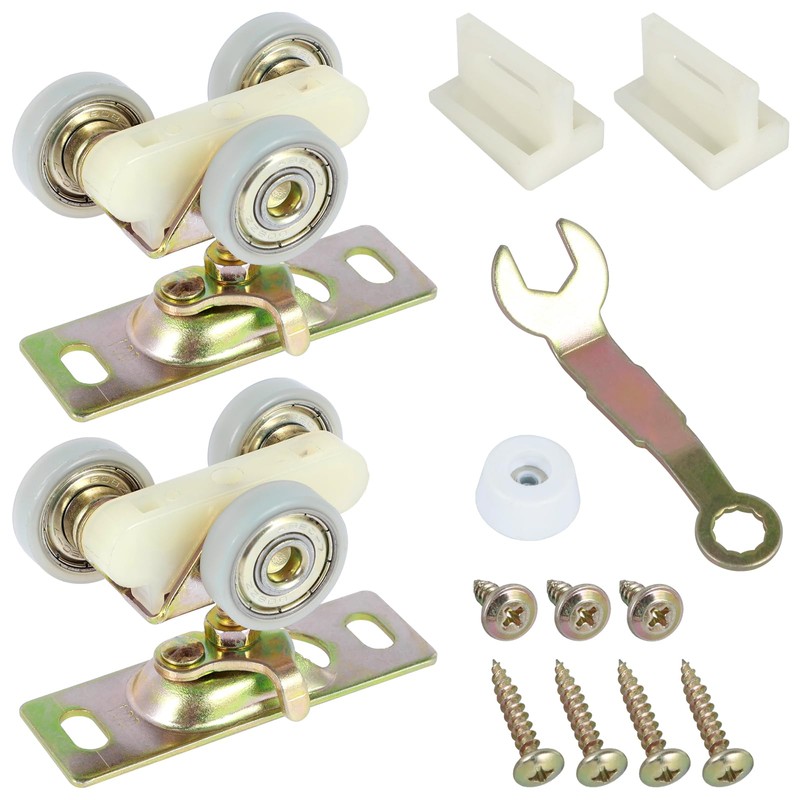 2PCS Sliding Pocket Door Roller Assembly Compatible with 1500/100pd Series