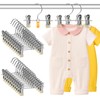 BUSOHA Baby Pants Hangers with Clips - 20 Pack 7”