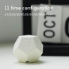 Mini 12 Sided Cube Timer, 11 Preset Times Pomodoro Timer