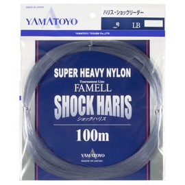 YAMATOYO Harris Famel Shock Harris, Nylon, 328.4 ft (100 m), No. 30, 100 lbs, Gray