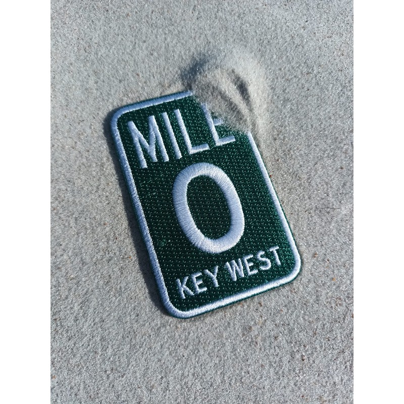 Vagabond Heart Mile 0 Key West Florida Iron On Travel