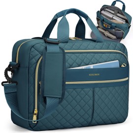 IGOLUMON Laptop Bag Women's 17.3 Inch Briefcase Waterproof Laptop Notebook Bag Work Bag Business Bags Shoulder Bag