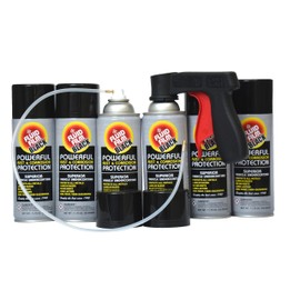 Fluid Film 11.75 oz Rust and Corrosion Inhibitor Black 6 Pack, Spray Can Extension Wand, Can-Gun1 Premium Tool Aerosol Spray