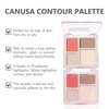 4-IN-1 Contour Palette the powder is delicate and naturally adheres