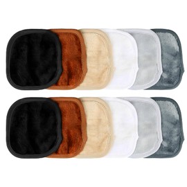 Puomue Makeup Remover Cloth 12-Month Set, Ultra Soft Premium & Reusable Microfiber Makeup Remover Towels for All Skin Types, Perfect Face Towels for Women, 6 Inch X 6 Inch, Multicolor