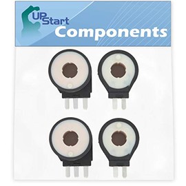 2-Pack 279834 Gas Dryer Coil Kit Replacement for Maytag MDG4000AWW Dryer - Compatible with 279834 Dryer Gas Valve Ignition Solenoid Coil Kit - UpStart Components Brand