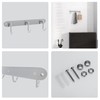 INTIRILIFE Stainless steel coat rack Modell C - 3 Hooks