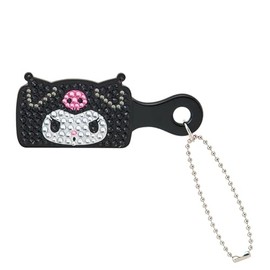 Sanrio 413313 Mini Brush Charm (Kiradoko Miniature), Chromi, Body/Plate: ABS Resin, Brush (Hair): Polypropylene, Key Holder, Comb