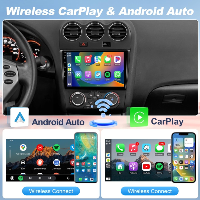 Leadfan Car Radio for Nissan Altima 2008 2009 2010 2011