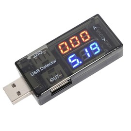 USB Voltage Current Tester, Digital Display, Voltage and Current Simultaneous Measurement, LED Display