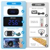 Brifit Aquarium Thermometer, Mini Aquarium Thermometer Digital, LED Display, Touch