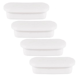 ZAAWUUT Oval Sink Overflow Caps Rubber Overflow Hole Covers Kitchen Bathroom Sink Drain Covers Insert in Hole Oval Caps